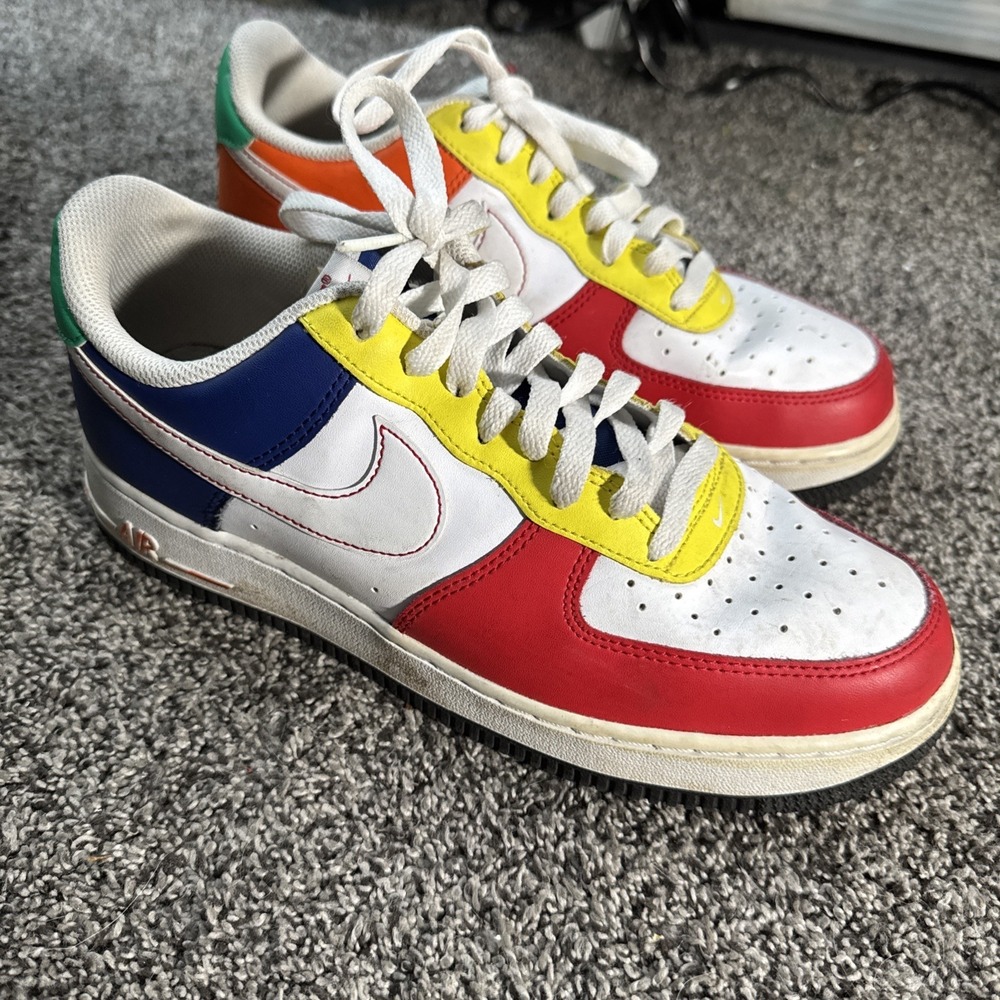 [FN6840-657] Nike AIR FORCE 1 LOW '07 LV8 'RUBIK'S CUBE Sz 8